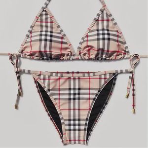 Kvinnors underkläder bikini behåar set designer simma kvinnor baddräkter bikini sätter tillbaka vit och rosa khaki sommartid strand baddräkter