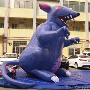 wholesale Custom 4m Inflatable Animal Horrible Mouse Rat For Outdoor Event Party Decoration Made In China