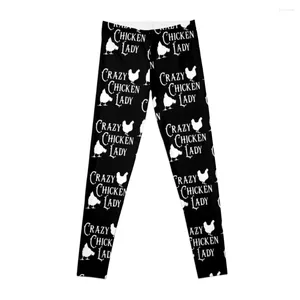 Active Pants Crazy Chicken Lady Farmer Farm Rooster Lover Country Girl Gift Leggings Sportwear Woman Gym 2024 Womens