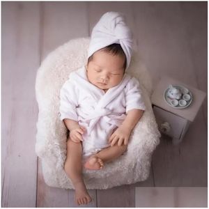 Maty urodzone meble dla niemowląt mini sofa miękkie krzesło Pography Rekwizyty pozujący zestaw poduszki upuszczony dostawa dzieci dzieci macierzyńskie pościel dhjvd