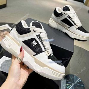 Sneakers Men Women platform Shoes MA-1 lace-up Bread Trainers Shoes Luxury Designer Mesh leather Stadium Hardware- Leather Size 35-45 85JP