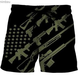 Men's Shorts Summer Beach Shorts Men Loose Surf Board Shorts Baggy Bath Swim Pant S-6XL Printing Gym Trunks Quick Dry Oversized Swimwear Male 240226