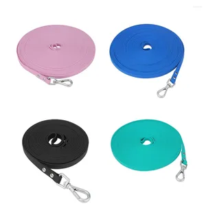 Dog Collars 9.2M PVC Long Leashes Cat Waterproof Traction Lead Rope Candy Color Outdoor Short Pet Leash Blue Rose Red Yellow