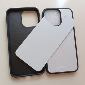 Capa de telefone em branco de sublimação de borracha 2D tpu para iphone 15 14 plus 13 12 pro max 11 capas sublimadas produtos em branco