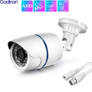 Câmera Gadinan AHD 720P 1080P 5MP Câmera de vigilância de segurança analógica de alta definição IR Visão noturna CCTV ao ar livre à prova d'água Câmera doméstica