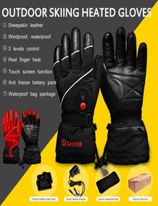 SAVIOR Elektrische beheizte Handschuhe für Männer und Frauen, wiederaufladbar, batteriebetrieben, Ferninfarkt-Heizhandwärmer SHGS15 220112207p5994786
