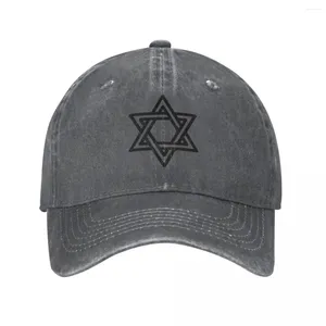 Bola bonés primavera verão para menino menina feliz hanukkah boné de beisebol estrela de david vintage chapéus de sol esporte denim casquette