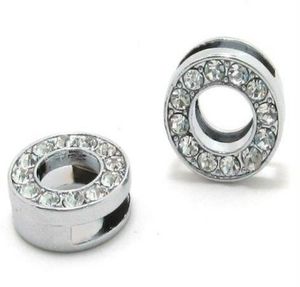 Ganze 50 teile/los 8mm O Volle Strass Bling Dia-buchstaben Fit Für 8mm DIY Haustier Halsbänder schlüsselanhänger 00131429707