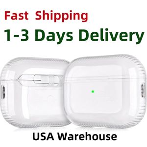 AirPods Pro 2 이어폰 케이스 무선 Bluetooth Bluetooth 헤드폰 액세서리 AirPods 2 3 Gen Protecive Cover White USA in Stock