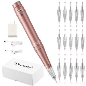 Pistole Macchina per trucco permanente wireless Penna Sopracciglia professionali Macchina per tatuaggio labbra Microblading Macchina fai da te con ago per cartuccia