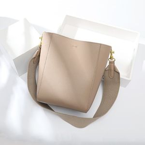 nuova borsa messenger sangle buDKet a banda larga piccola borsa in pelle rossa selvaggia DK di grande capacità2394