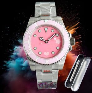 2024 QC 남성/여성 시계 3135 자동 기계식 40mm 시계 904L 스테인리스 스틸 블루 블랙 세라믹 Sapphire Glass Super Luminous Wristwatches Montre DE