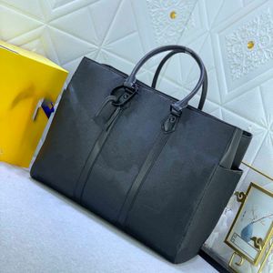 Sac Plat 24H handbag totes Briefcase Notebook computer bags designer crossbody underarm genuine leather Luxury business office work pocket 240215