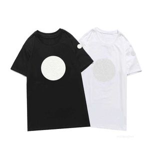 Designer New luxur ricamo maglietta moda personalizzata Uomo e donna Design T-shirt Magliette femminili di alta qualità in bianco e nero100% cott designerA9AH