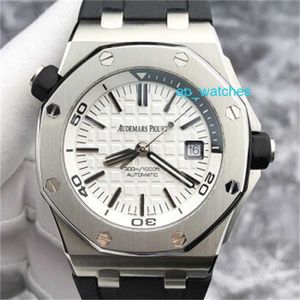 Relógios luxuosos Audemar Pigue Royal Oak Offshore Series Mens Watch 15710ST Função de exibição de data 300 metros de profundidade 42 mm Relógio mecânico automático FUN HIJP