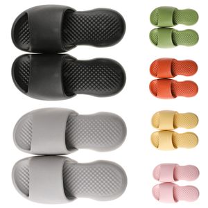 Sommar- och designer Autumn Shoes tofflor Beskabla antiskid smidiga rosa gula khaki orange gröna hotell stränder gai andra platser storlek