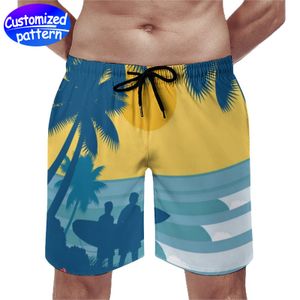 Cep nefes alabilen ve rahat olan özel erkekler plaj pantolonları, örgü bezle kaplı çizilen çekilişler kolay değil gevşek rahat şeftali deri 170g renk eşleşmesi