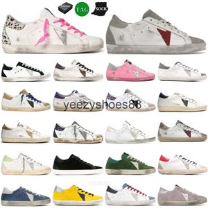 Golden Goosesss 2024 Casual Shoes Customer Golden Super Gooseity Star Italy Brand Sneakers Super Star Luxury Dirtys Sequin White Do-Old Dirty Desig