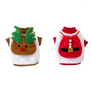 Trajes de gato moletom traje de rena para cães animais de estimação acessórios de ano de Natal