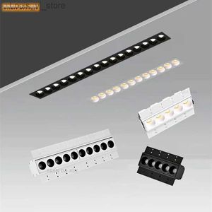 Downlights Dimmable LED down light Spot 10W20W30W Grille COB Ceiling Line Without main Household bulb YQ240226