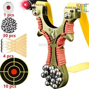 Hunting Slingshots Laser SlingShot Nowicjusz Celowanie aluminiowe tłę gumową Katapult łowiecki z silnym chwytem magnetycznym YQ240226