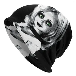 Beret Bride of Chucky Childs Gra Cap Casual Autumn Winter Ski Skullies Kapianki Kapelusze Unisex Męska ciepła głowa kapelusz dzianinowy kapelusz