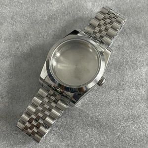 Chain 36mm Watch Case Sapphire Glass Stainless Steel Waterproof Men's Case Watch Accessories Replacement Set for NH35/NH36/4R Movement