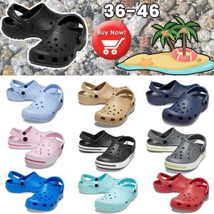 Clog Designer Sandalen Pantoffeln Rutschen Schnallen Männer dreifache schwarze weiße Frauen wasserdichte Krokodilschnallen Sandalen Krankenhaus Krankenhaus Strandsee Plattform