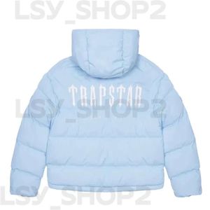 Trapstar London Decoded Hooded Puffer 2.0 Градиентная черная куртка Мужская термотолстовка с вышивкой Зимнее пальто Топы 311 940