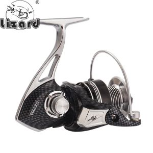 Mulinelli Lucertola Bobina di Filatura Piede In Metallo 13 + 1BB Bobina di Baitcasting Strada Mulinello Canna da Mare Mulinello No Gap Doppio Cuscinetto Mulinello da pesca 10007000