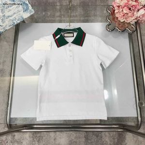 New kids POLO shirt t shirt Back striped print baby T-shirt Size 100-150 summer boy Short sleeve Cotton girl lapel tees 24Feb20