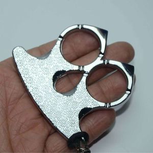 Keychain Instagram Small Justice Cat Survival Tiger Hand Fist 2 Finger Clasp Self-Defense Supplies 6529 659