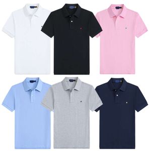 Klasyczny designerski koszulka polo Casual Hafdery T-shirt męskie koszulki Summer Lapel Business Man Men Polo Fashion Man Women Animal Print Homme S-2xl 66ess