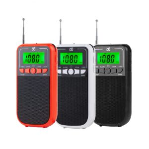 Radio Personal Stereo Radio Digital Display AM FM Radio Flashlight Multifunctional Radio Alarm Clock Sleep Mode 3.5mm Headphone Jack