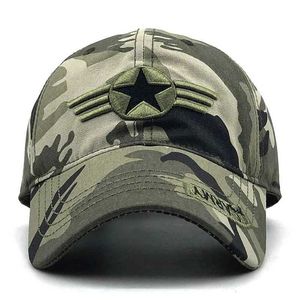 Ball Caps Military camouflage mens baseball cap mens embroidered Brazilian flag cap outdoor sports tactical dad cap casual hunting cap J240226