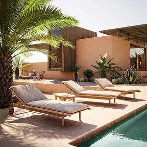 Camp Furniture Design Sun Beach Loungers El Outdoor Patio Chaise Lounge Villa Swimming Pool Liege