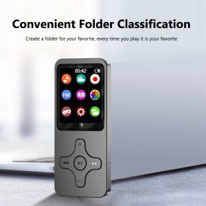 Player Hifi Mp3 Music Player com e -book/gravador BluetoothCompatible 5,0 mp3 mp4 player video multifuncional walkman suporte para otg