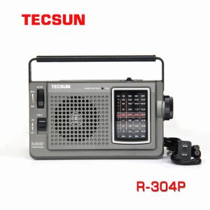 Radio TECSUN R304 R304P Hög känslighet FM Radio MW/SW Radiomottagare med inbyggd högtalare