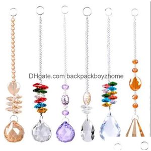 Pendants Crystal Ball Prism Glass Chandelier Hanging Pendant Lighting Dream Sun Catcher Wedding Party Home Decor Gc0906 Drop Delivery Dhhi4