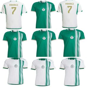 22 23 Algerie Soccer Jerseys 2023 2024 Fans version Mahrez Brahimi Bennacer Algeriet Special Jersey Men Maillot de Football Shirts Uniforms