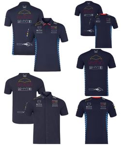 夏の新しい短袖F1チーム2024男性と女性のためのTシャツレーシングスーツメンズカジュアルクイック乾燥服