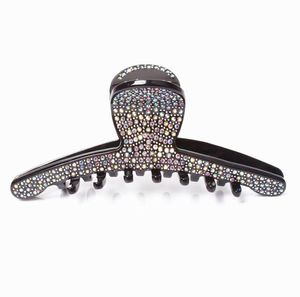 Novo estilo completo pavimentar strass grampos de cabelo acrílico x grande garra de cabelo qualidade superior jóias de cabelo aa27 s9189178775