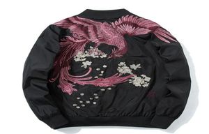 Men039s jaquetas japonês streetwear masculino bombardeiro outerwear masculino dragão quimono jaqueta roupas de inverno 2022 kk2425men039s5719260