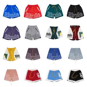 Designer-Shorts, Rhude-Shorts für Herren, Trainingshose, fünfte Shorts, Herren-Sets, Trainingshose, lockere und bequeme Mode, beliebt, neue Designer-Sommer-Herren-Shorts, Turnhalle, kurz 0