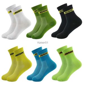 Sports Socks Mid tube cycling socks outdoor sports cycling socks best-selling wear-resistant color matching mid tube socks basketball sock