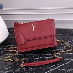 İtalya Kadın Tasarımcı Gün batımı Akordeon Çantalar Kürdan Desen Altın Metal İç içe Zincir Crossbody Omuz Çantaları Çoklu Pochette Cüzdan 22x8.5x15cm 5 Renk