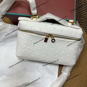 Borsa di lusso da donna Borsa a tracolla firmata Borsa da donna alla moda LP19 modello struzzo Borsa per pranzo alla moda e versatile Borsa a cavallo semplice alla moda