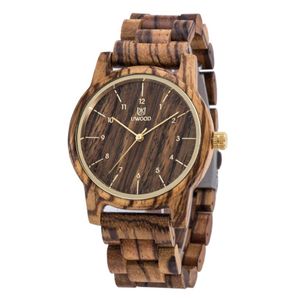 2018 Luxury Top Uwood Men's Wood Watchs Men and Women Quartz Cloarts Fashion Casual Wooden Strap Wrist Watch Male Relogio291k