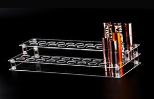 Transparent Clear Acrylic 41Hole Lipstick Lip Gloss Nail Polish Cosmetics Makeup Organizer Box Case Display Holder Rack Stand31969687355