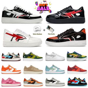 Classic SK8 Designer Casual Shoes Low Platform Men Women Abc Mad Shark Black Orange Color Camo Combo Green Skateboarding Multi Sneakers Trainers Size 35-45